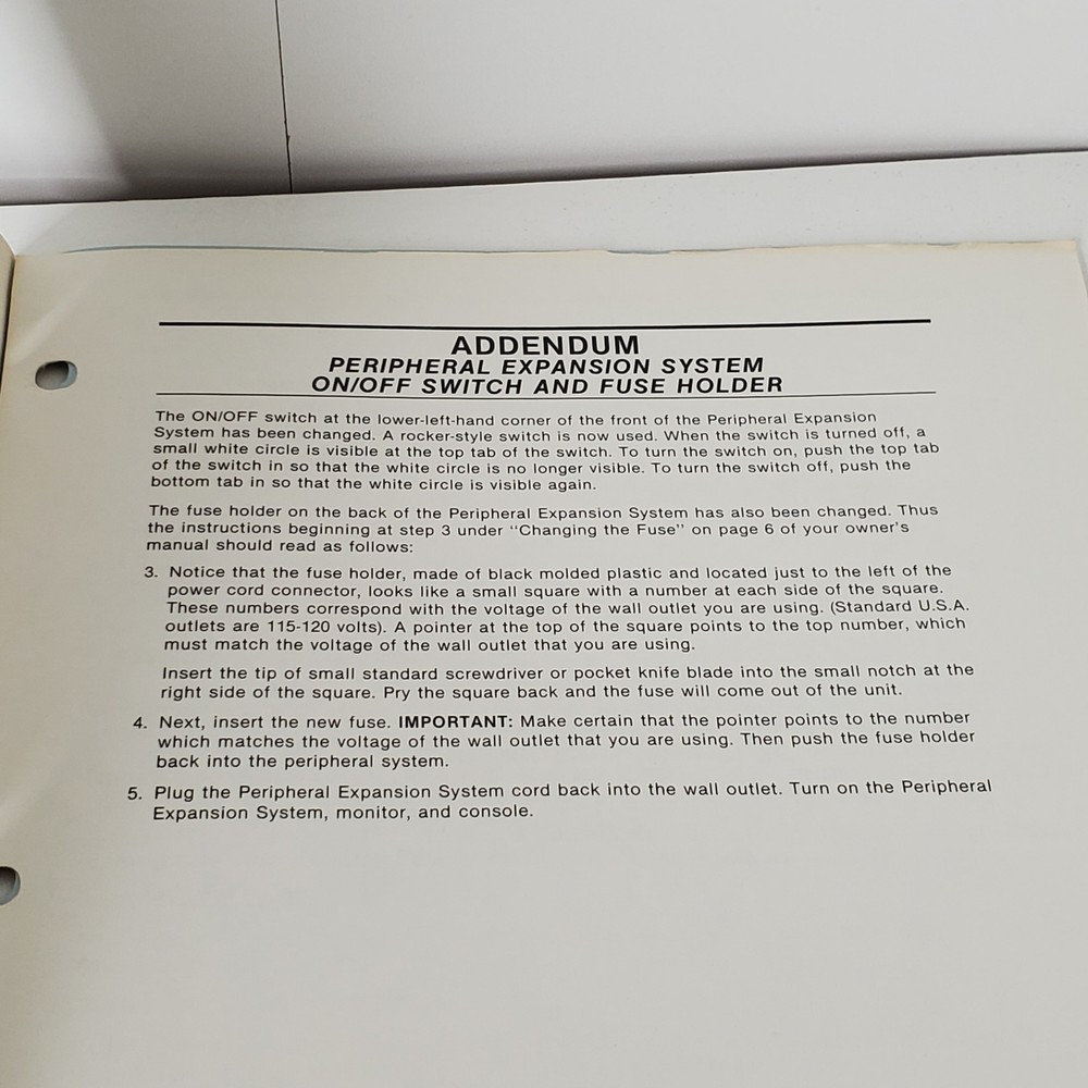 Texas Instruments PHP1200 Peripheral Expansion System Manual TI Home Computer