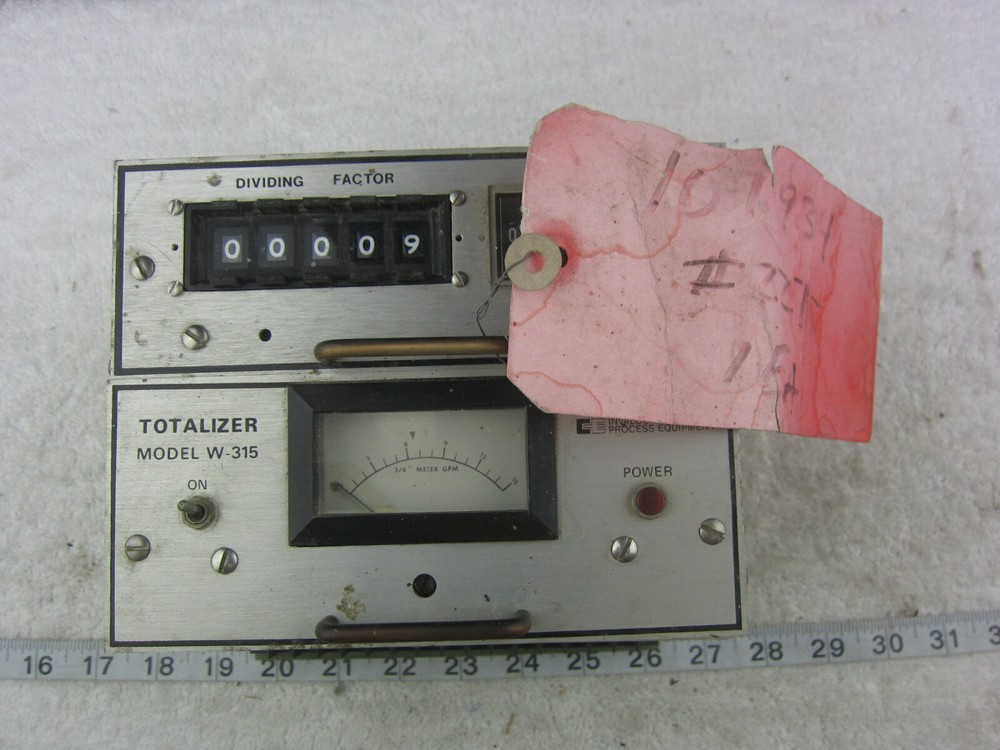 Totalizer W-315 Equipment, Used