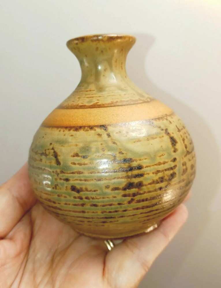 Earthly Studio Art Pottery Bud Vase