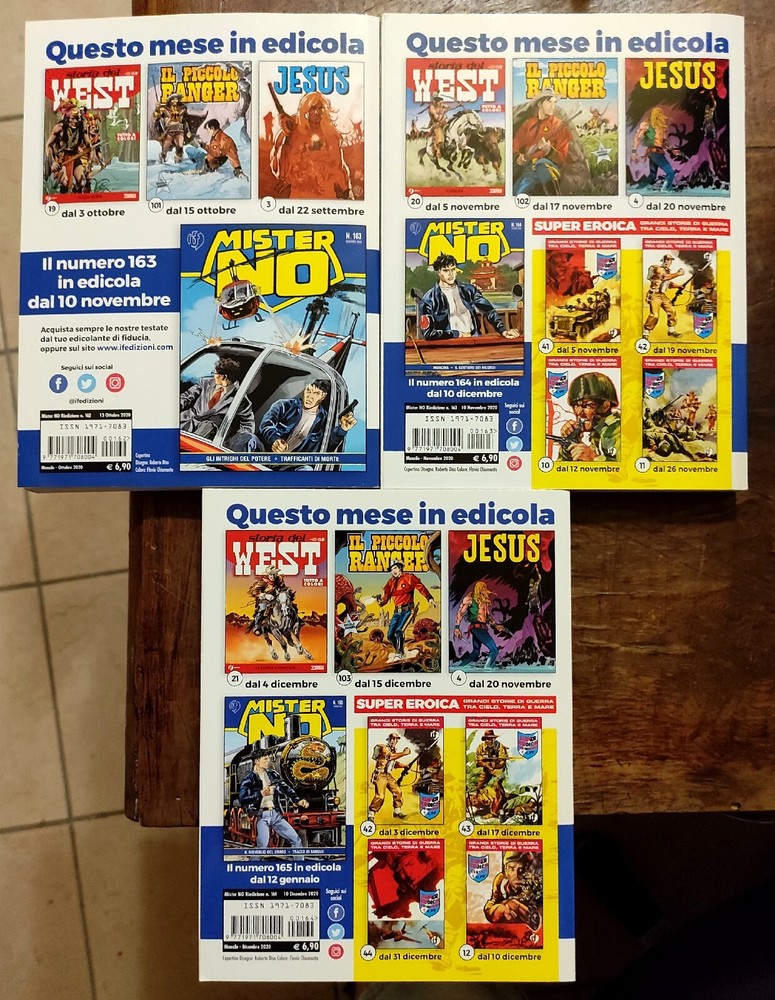 No. 3 MISTER NO Comic 2020 Bonelli Read Description