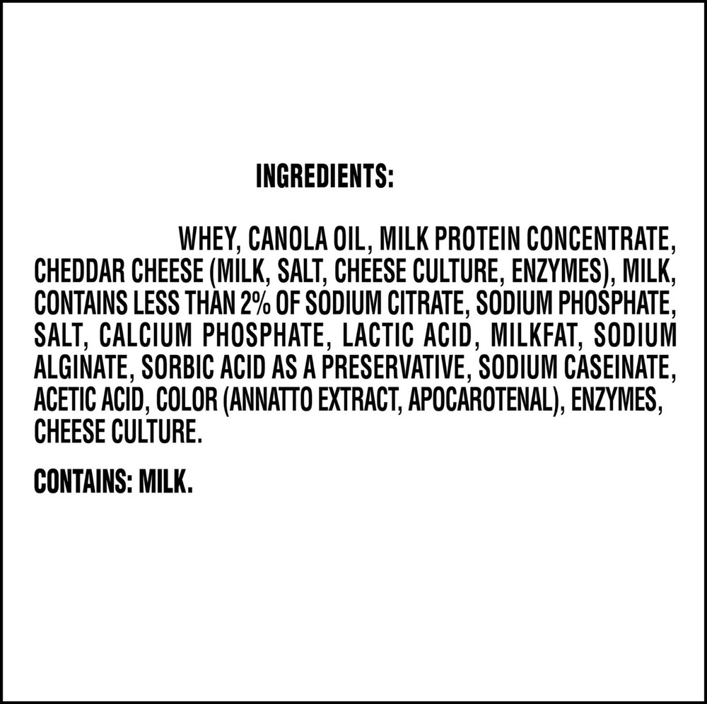 Cheddar Cheese Easy Cheese Snack, 8 oz Can