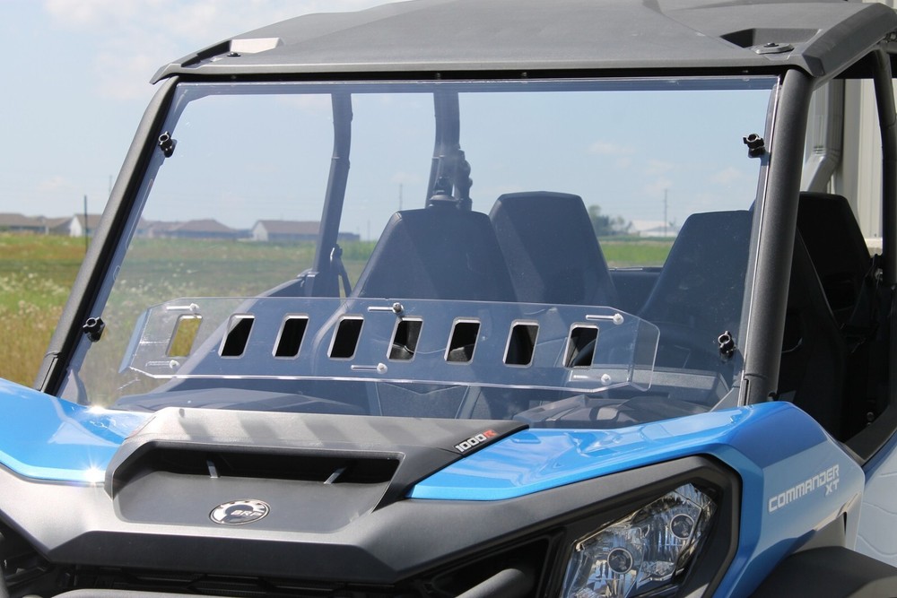 CAN AM COMMANDER XT 1000R 2021+ MAX-FLO VENTED WINDSHIELD