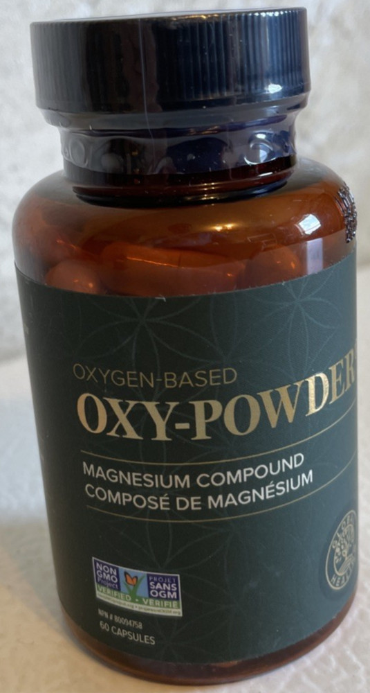 Oxy-Powder Oxygen Based Magnesium Compound Cleanse Constipation Bloat 60ct 2028