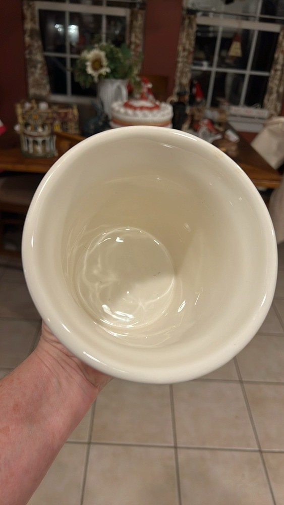 Pottery Barn “wish” Christmas Cache Pot