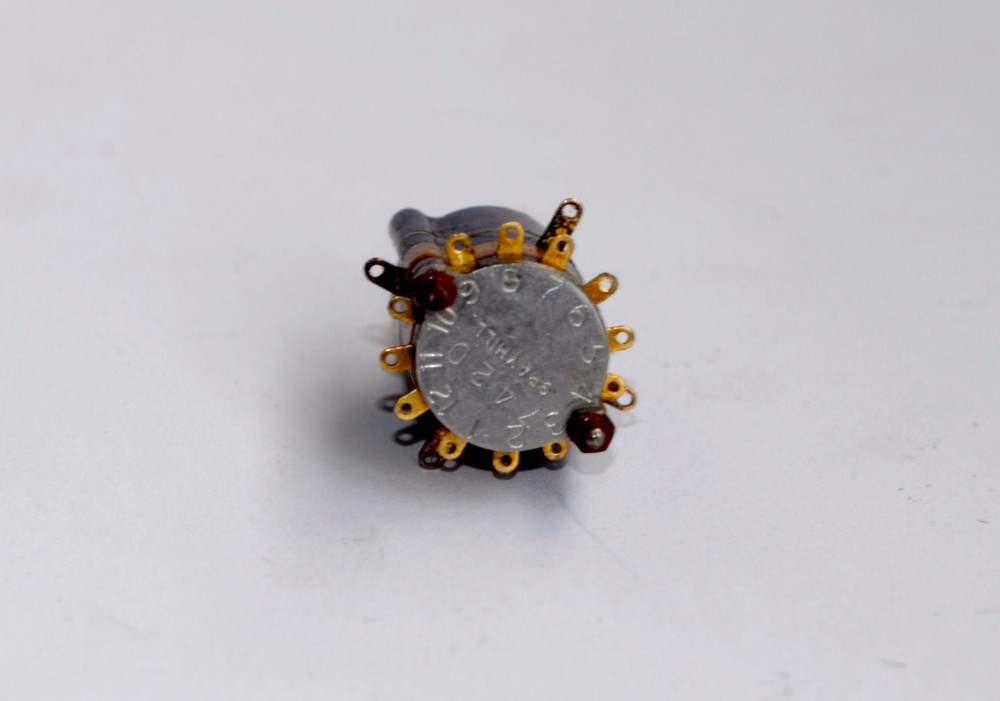 Greyhill 4 pole, 3 position rotary switch 1/8" shaft