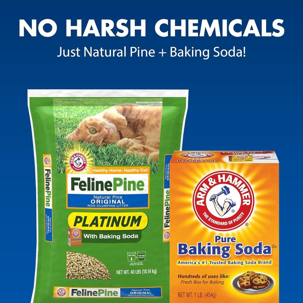 Feline Pine Cat Litter 18lbs - Light, Natural, and Odor Neutralizing Solution