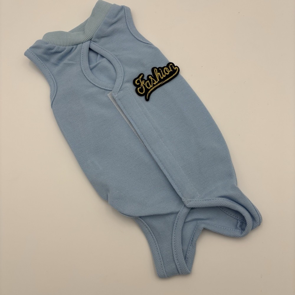 Surgery Recovery Suit For Cats Light Blue Medium New Without Tags