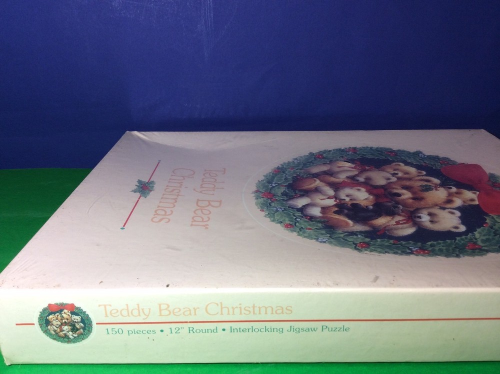 Teddy Bear Christmas Puzzle NIB