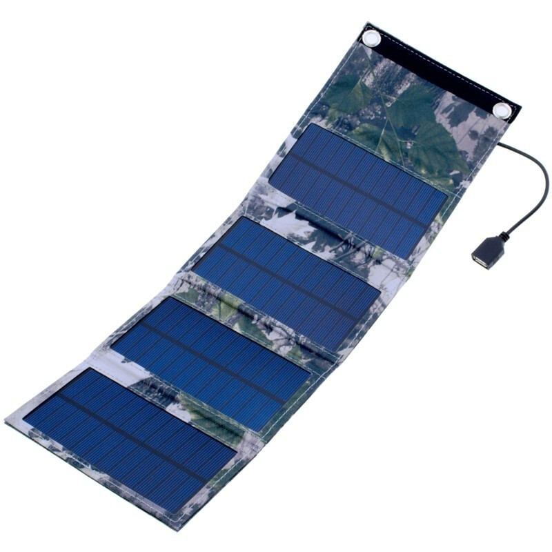 Solar Panel 6W, USB 5V, 1.2A, ES-4