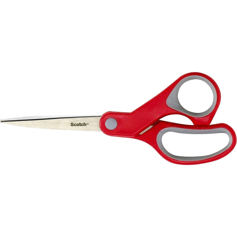 Scotch Multi-Purpose Scissors: 8-inch scissor / 2-pack (Red)