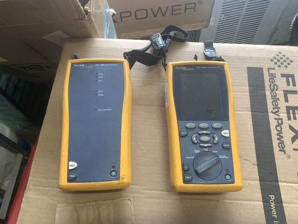 Fluke DTX-1800 COMPLETE system (Tons of modules!!)