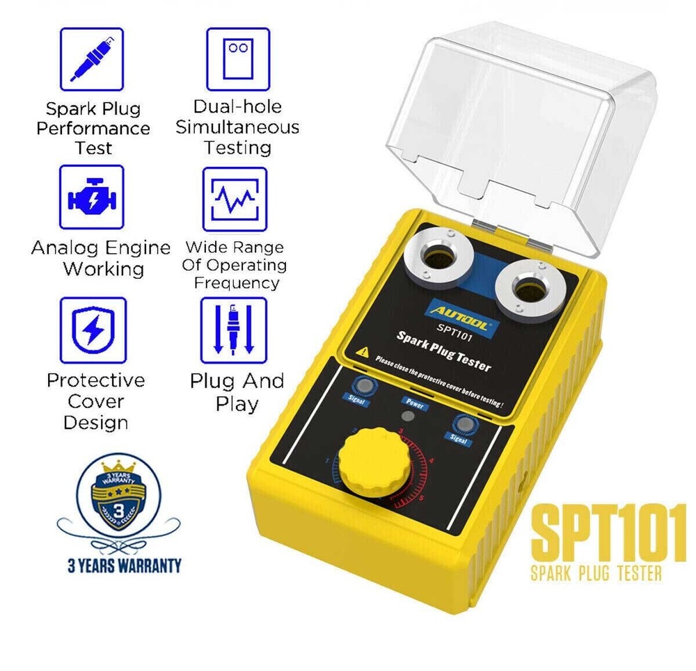 Car Spark Plug Ignition Tester 12V Gasoline Ignition Plug Analyzer Diagnostic