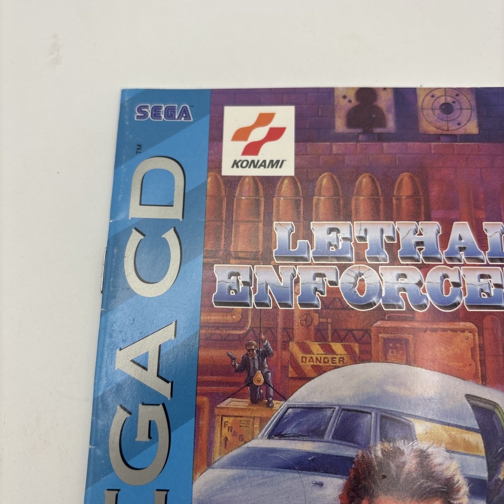 Sega CD Lethal Enforcers Instruction Manual Only