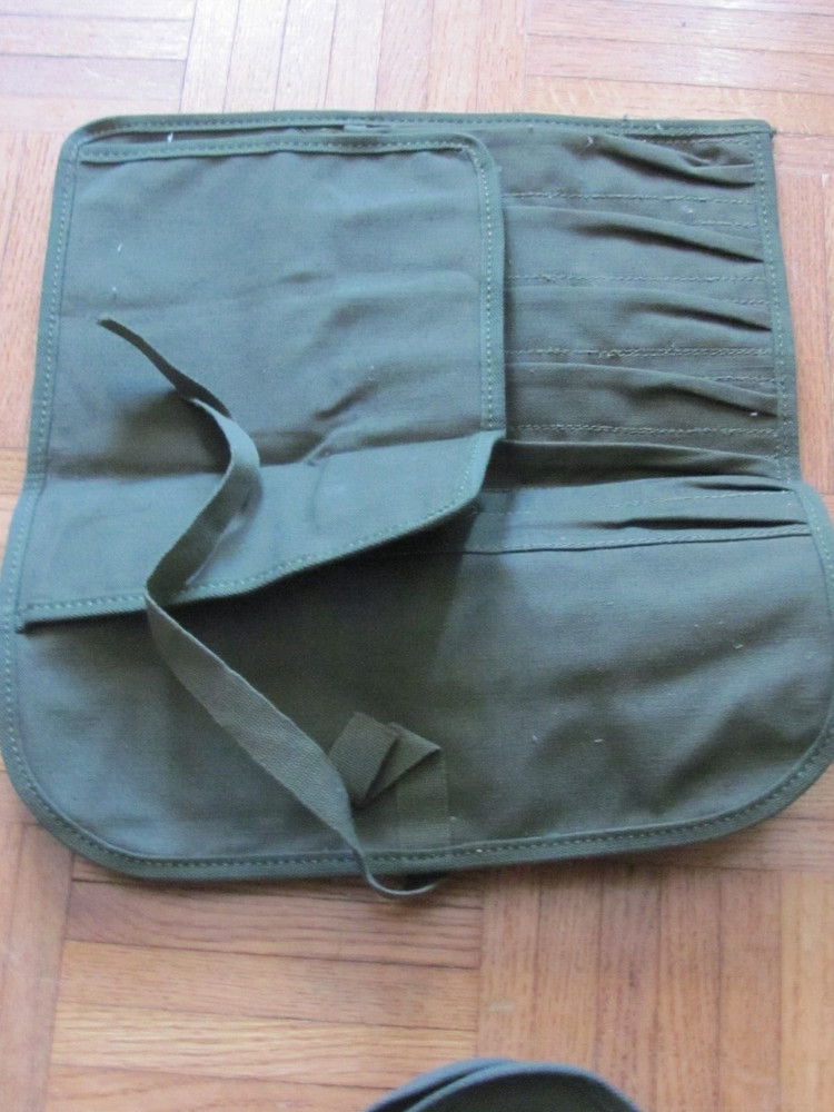 4 VIETNAM WAR PERIOD EMPTY TOOL ROLL BG 47