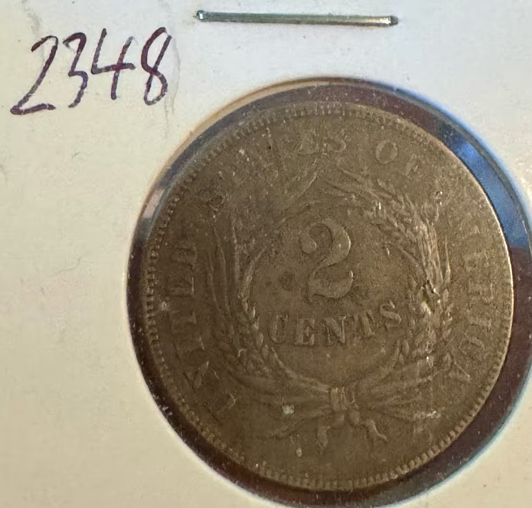 USA 2 Cents 1865 Union Shield
