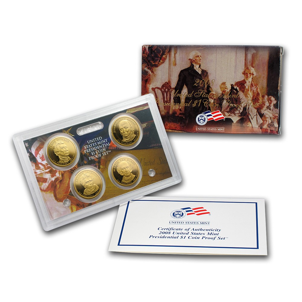 2008-S Presidential Dollar Proof Set