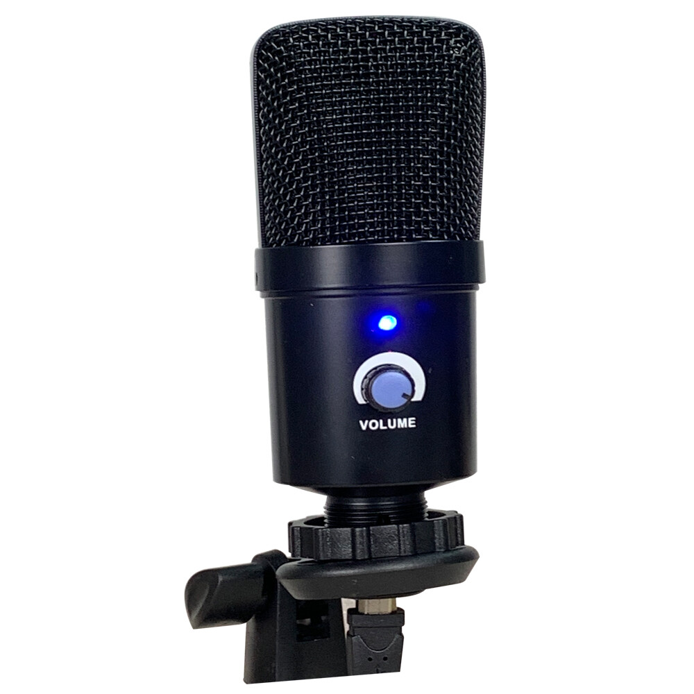 USB Cardioid PC Microphone Condenser Mic Kit Complete Set Studio Recording Mic