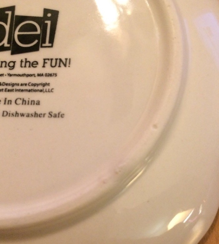 DEI Small Teacher Plate 6"