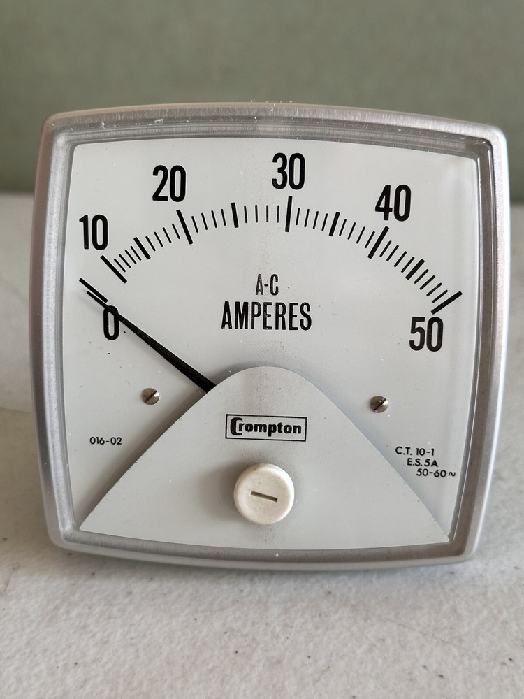 Crompton 016-02AA-LSNT-AI Ammeter 0-50ac Amp