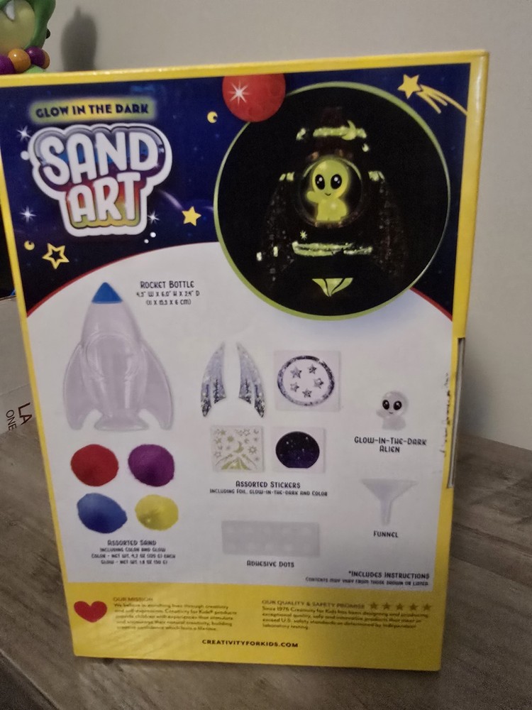 Creativity for Kids Sand Art Kit: Rocket Ship