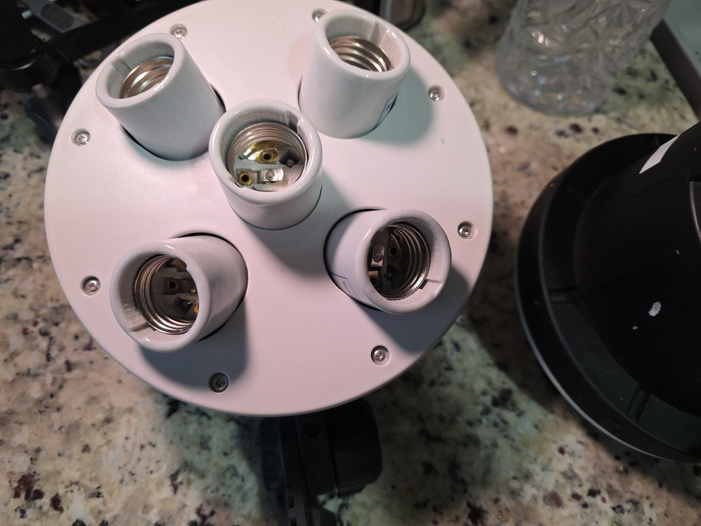 Westcott D5 5-Socket Light Head (2 Pack)