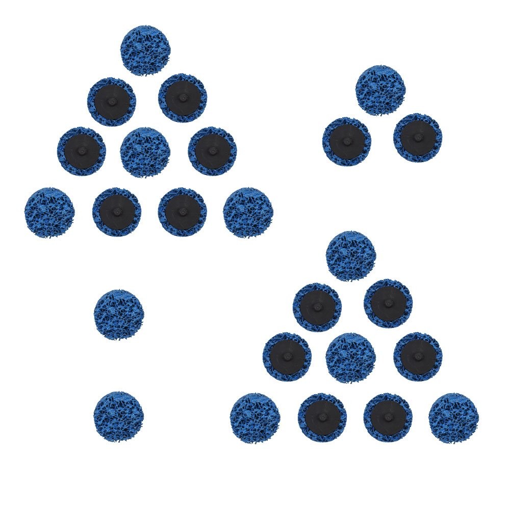 25 Pack 2" Quick ChangeEasy Strip & Clean Discs for Paint Rust