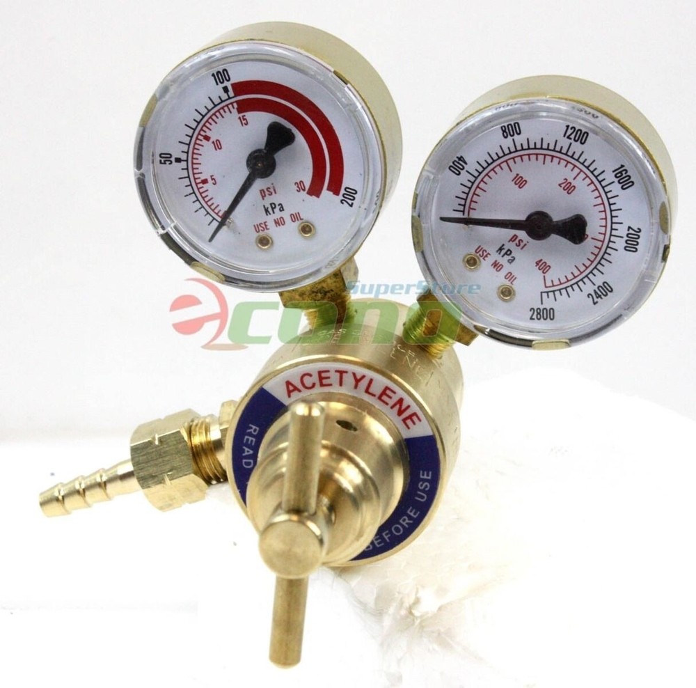 Solid Brass Replacement Acetylene Regulator 4 Welding Victor Gas Torch Cutting