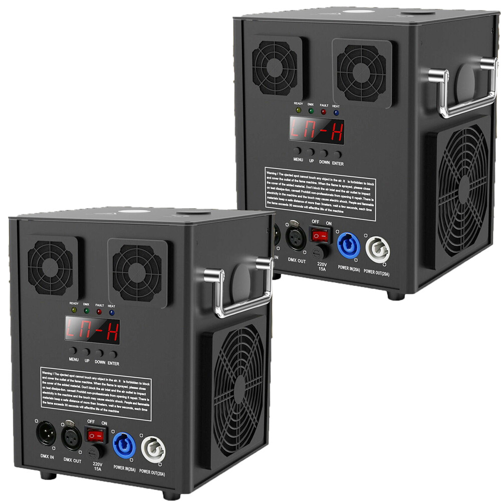 4X 700W Cold Spark Firework Machine Special Stage Effect DJ Wedding &Flight Case