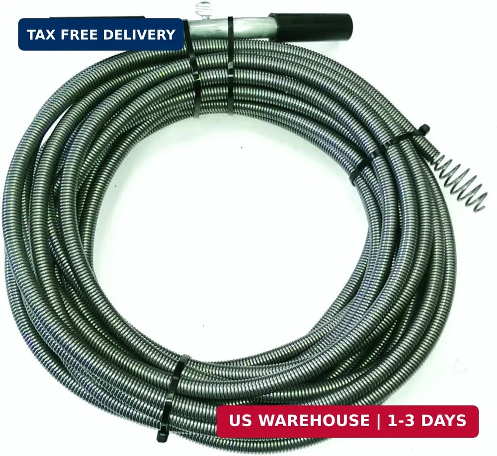 Auger Drain 3/8In X 50Ft Black