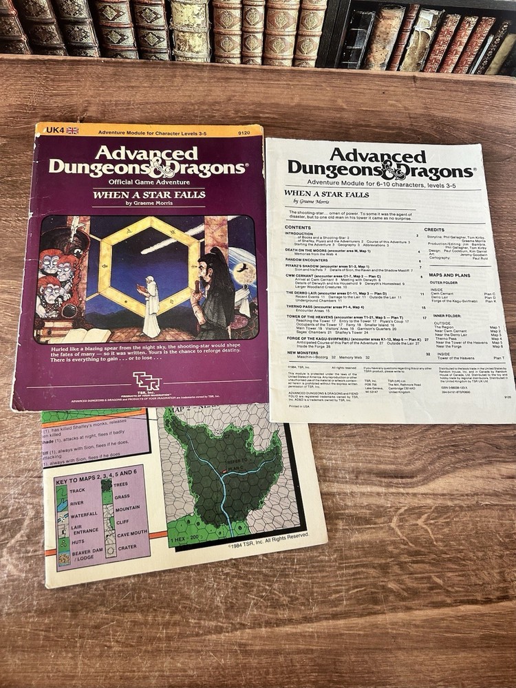 When A Star Falls Adventure Module - AD&D UK4