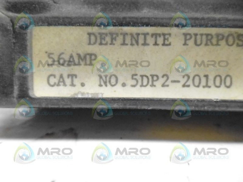 WARD LEONARD 5DP2-20100 CONTACTOR UNMP