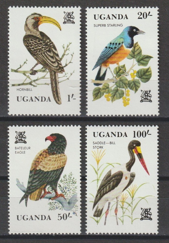 UGANDA 1982 SG 378/381 MNH