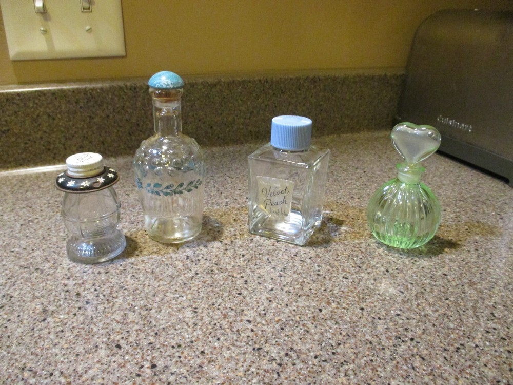 4 Vintage Perfume bottle