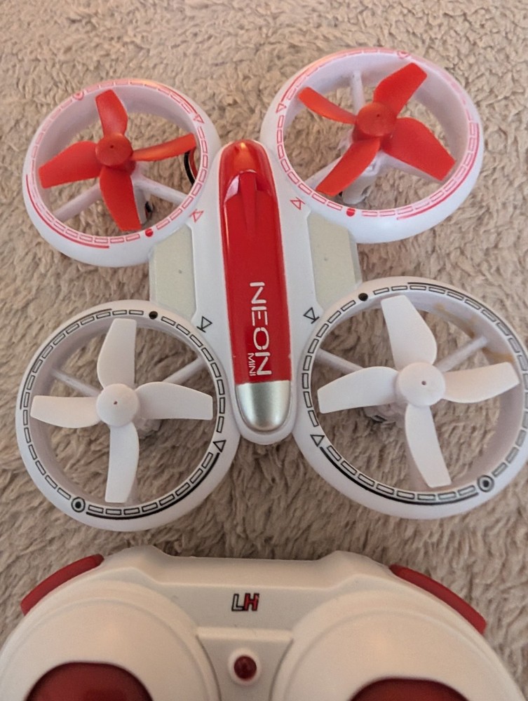 Neon Mini Drone With Litehawk Remote Control Missing Charger