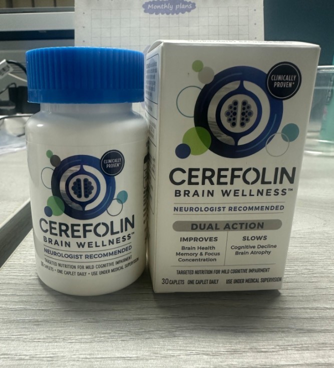 Cerefolin Brain Wellness, Targeted Nutrition for Cognitive Support, Improves Mem