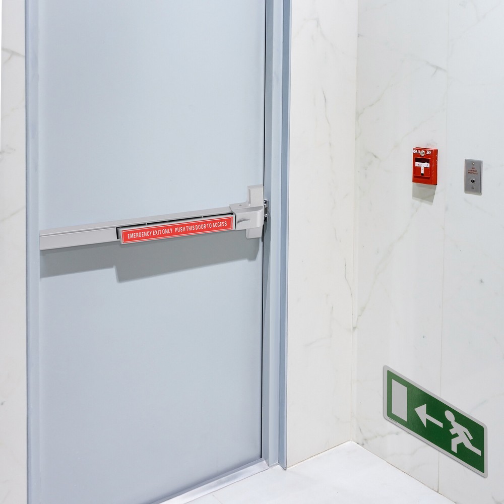 Safety Exit Lock Emergency Exit Device Door Push Bar Hardware Latches 25.59 inch