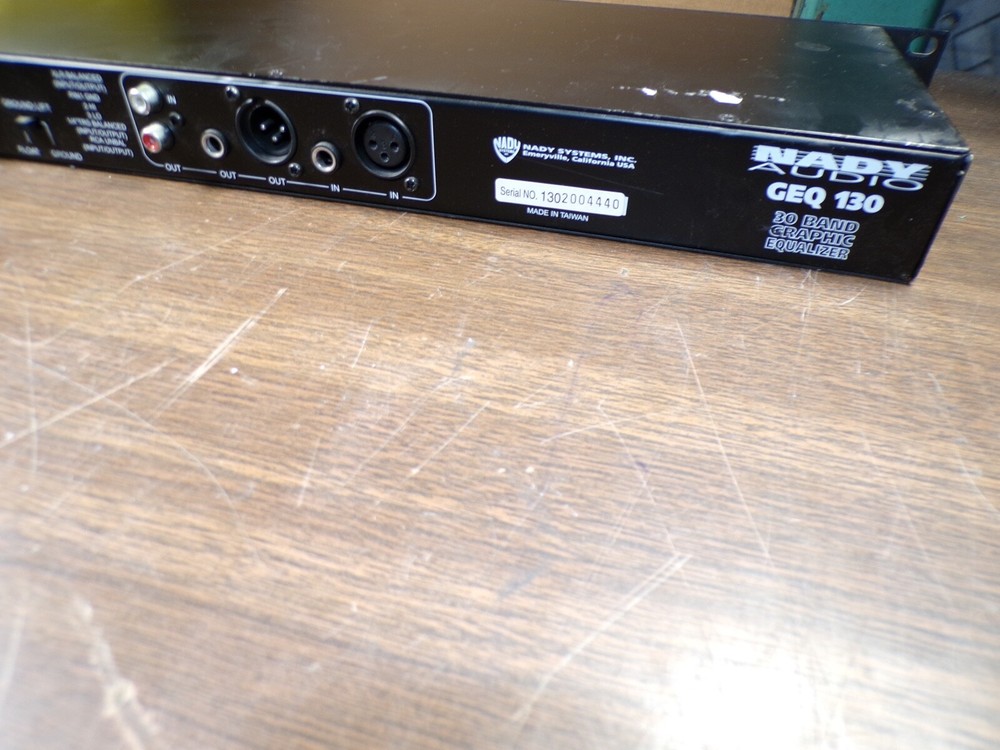 NADY GEQ 131 30 BAND GRAPHIC EQUALIZER VINTAGE TESTED