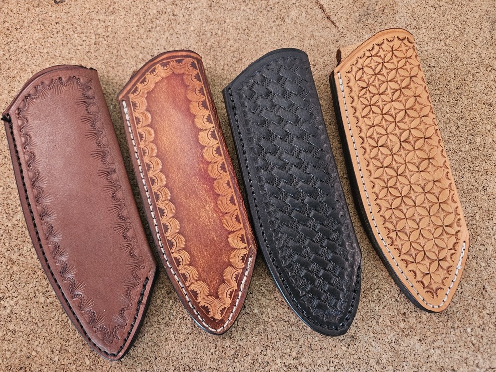 Spyderco Mule Team Knife Leather Sheath Custom Made Options