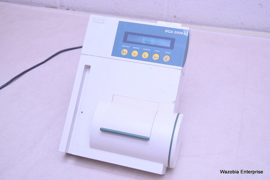 BAYER DCA 2000+ HEMOGLOBIN BLOOD ANALYZER WITH SR002810 PROGRAM CARD