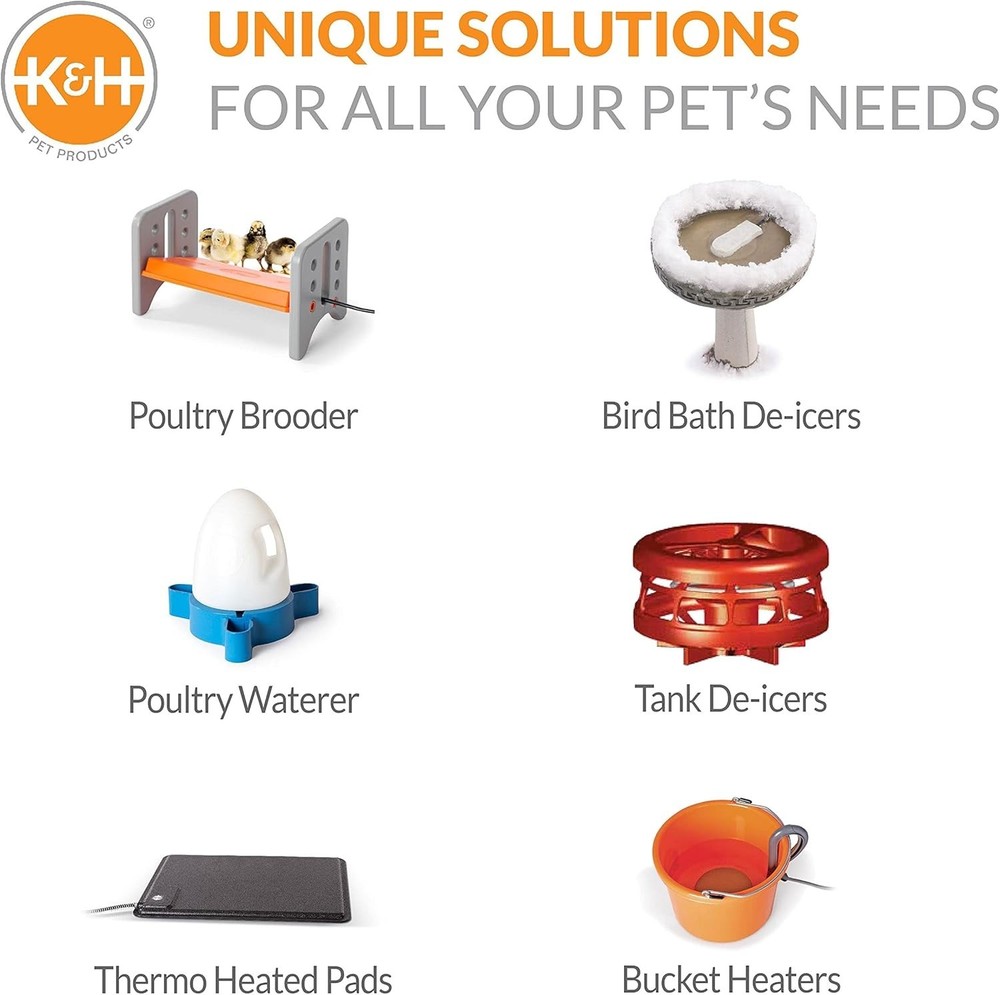 Large Chicken Brooder Heater - Adjustable Height, Safety Approved for 30 Chicks