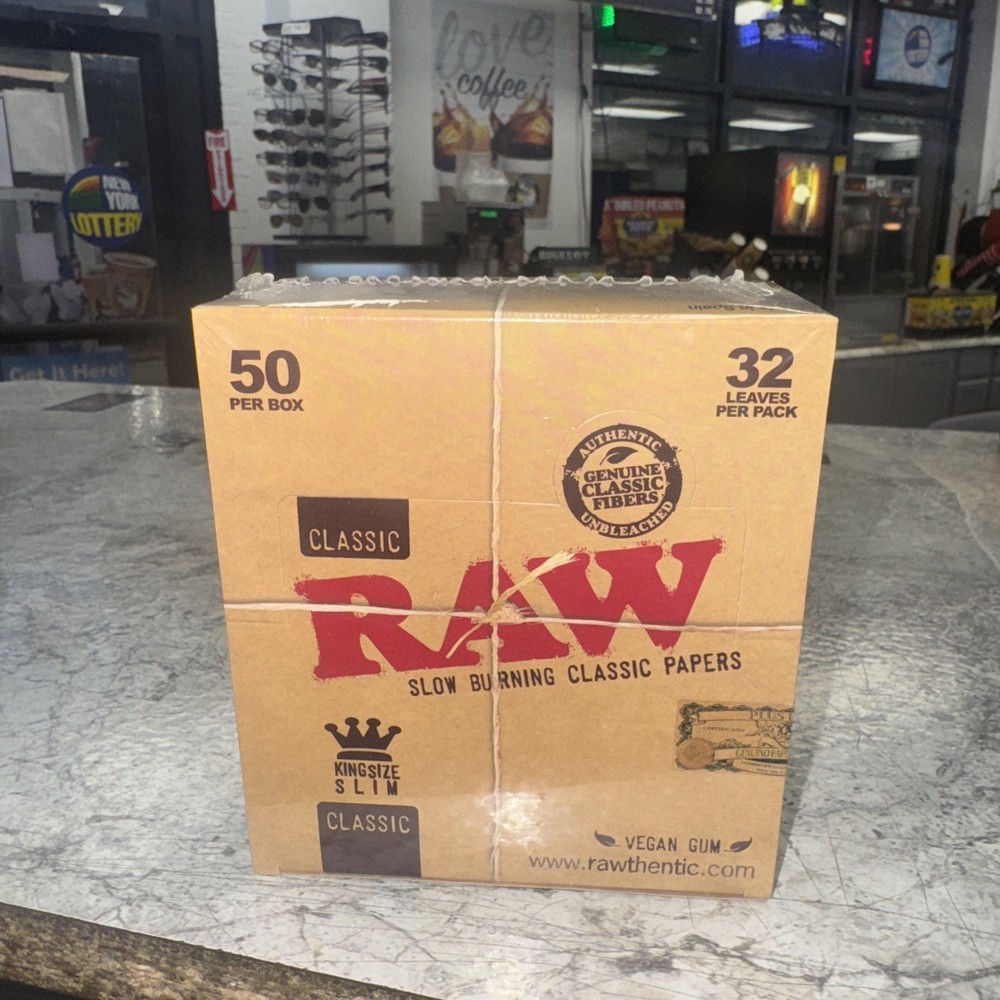 Raw Rolling Papers Cone Rolling Machine 110mm Cone Roller 12 Count Display Lot