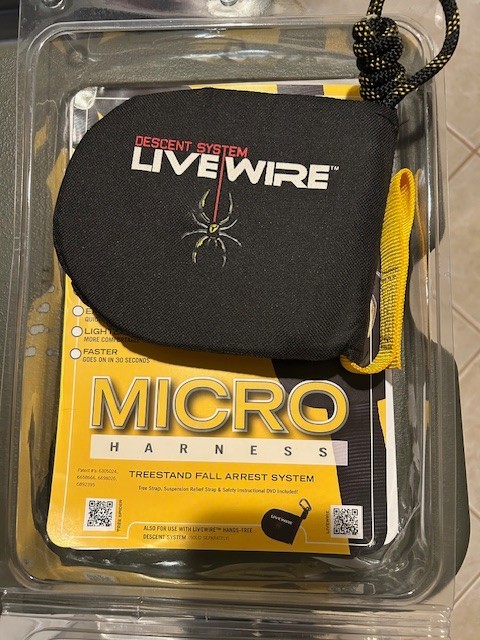 Tree Spider LiveWire fall restraint device-new in package: works with any harnes