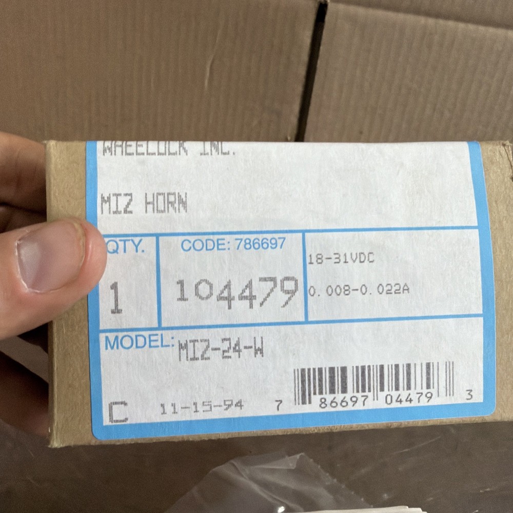 WHEELOCK MIZ-24-W Nos Surplus