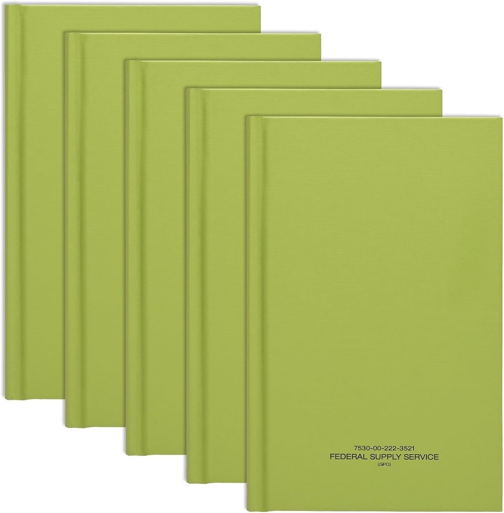 Tactical Military Notebook 5 Pack (5.25" x 8")