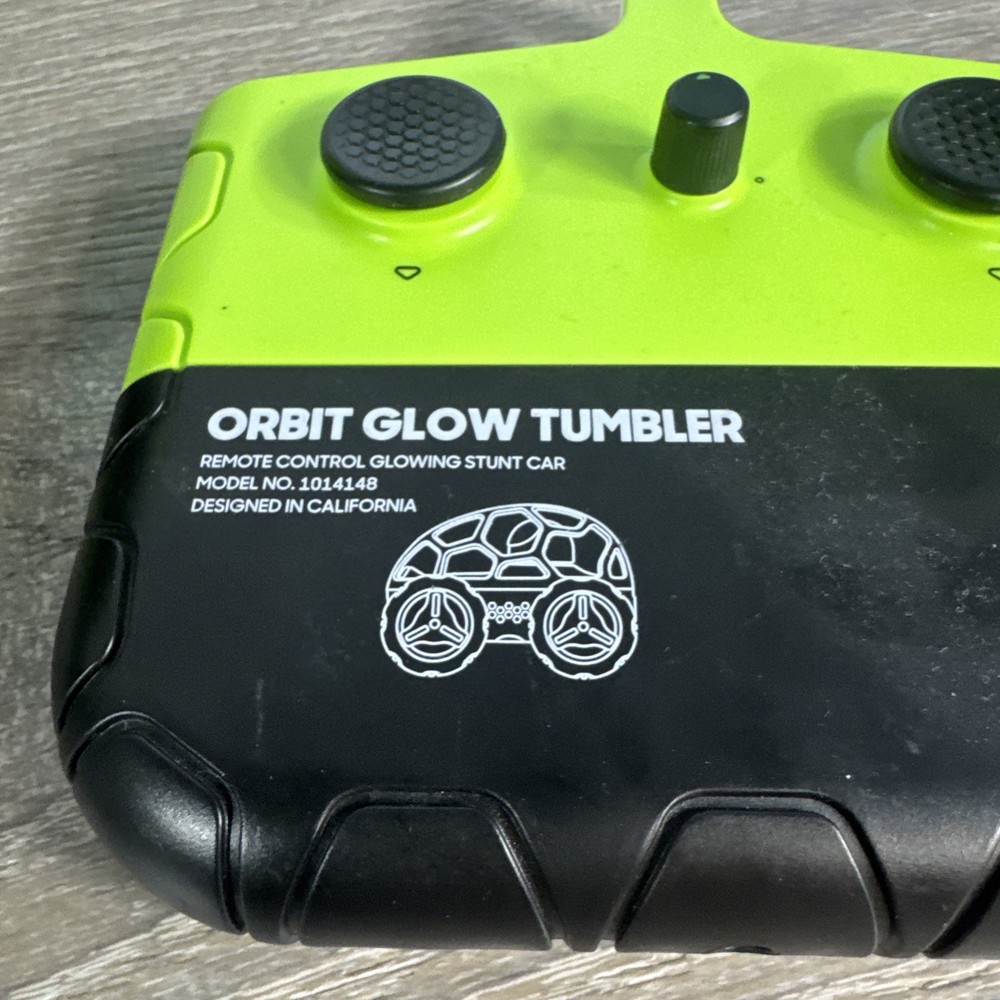 Sharper Image Orbit Glow Tumbler Remote Control All Terrain Rover - Tested