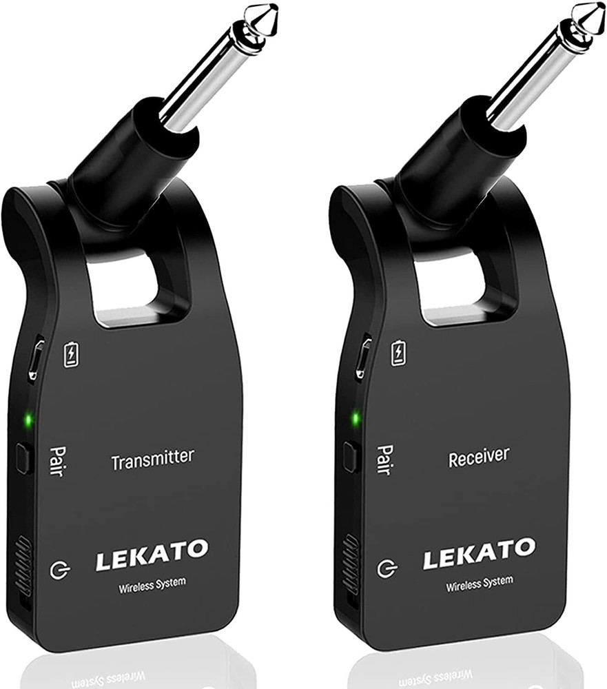Lekato 2.4G Wireless Guitar Systems Wireless Transmitter Receiver 30M 20-20KHz