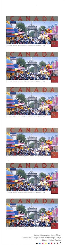 Canada - Booklet BK295 - Unfolded - Tourist Attractions