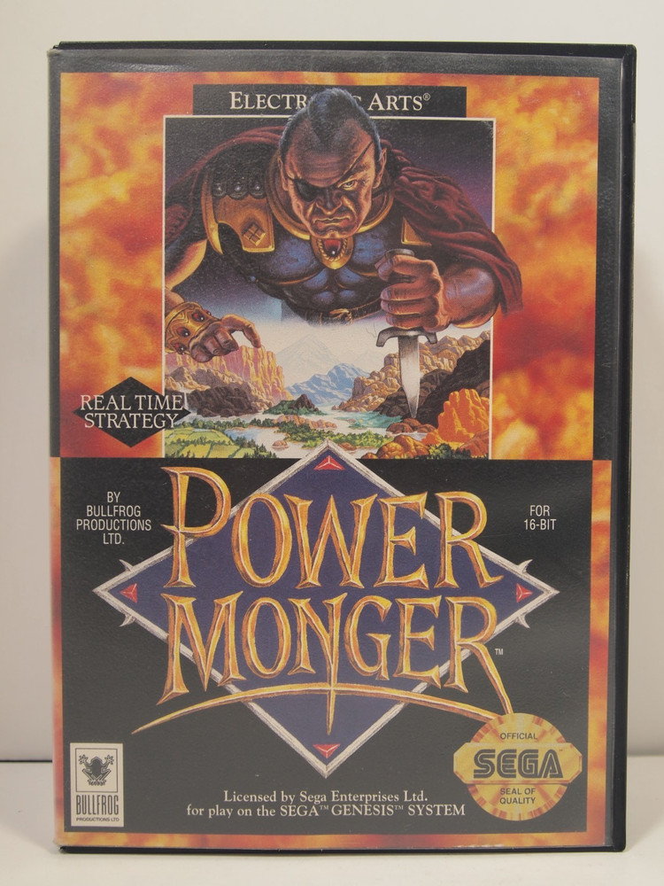 Power Monger Case (SEGA Genesis) Authentic BOX ONLY