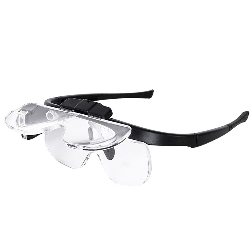 Rechargeable 6-Magnification LED Light Magnifying Glass Adjusting Magnifier Loop