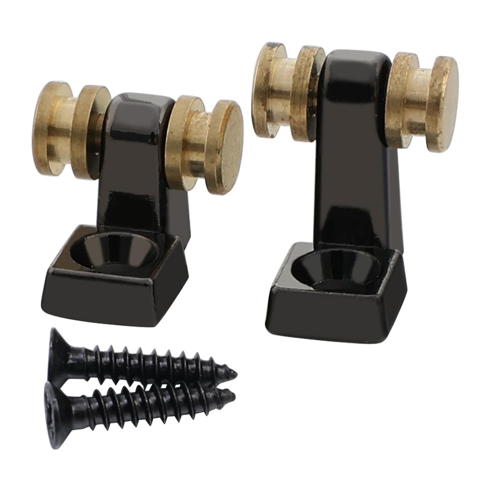 OVSAL Pack of 2 Brass Roller String Retainer for CP-TALL&SHORT, Black